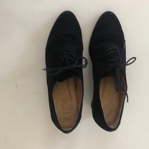 Suede wedge shoes Ellen Tracy